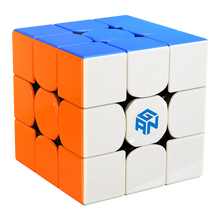 GAN11M_Pro 356xair354m三阶魔方磁力版比赛专用速拧神器二三四阶魔方套装顺滑稳定 GAN356RS 彩片版