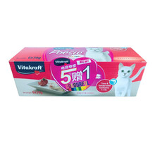 卫塔卡夫 泰国进口猫罐头 猫零食猫湿粮 5+1专享装70g*6 成猫金枪鱼番茄蟹肉