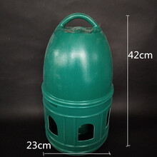 信鸽用品用具鸽子饮水器水槽鸟用水壶赛鸽用具自动水壶鸽具加热器 浅绿色 10升绿