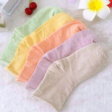 乔月月子袜春秋款 1718五条装-彩棉款 均码