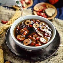 人参五宝茶肾茶男性滋补枸杞玛卡桑葚干黄精人参片男人茶养生茶 人参五茶5小包