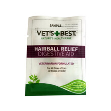 美国Vets Best绿十字进口化毛猫草片60粒猫咪去毛球调理肠胃宠物 试吃2粒装