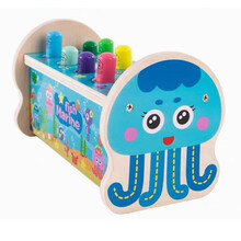 多功能钓鱼敲琴抓虫打地鼠玩具  部分款式带音乐功能 儿童益智婴幼儿亲子互动敲敲乐 海洋打地鼠 无音乐