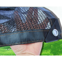 遮阳网3针黑色隔热防晒网园艺花卉阳台庭院绿植遮阴网太阳网 黑色三针(4米*5米)