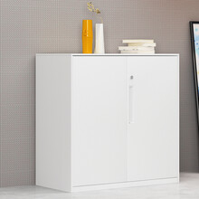 金经金属文件柜钢制资料柜茶水柜带锁办公室经理柜打印机柜白色矮柜800高