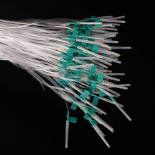 耐尔尼 猪牛羊兽用方便针注射器 兽用软管输液针头延长线 猪用头皮针 1米（带12号针头）100根