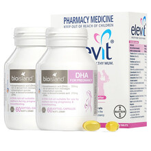 佰澳朗德（Bio island） 澳洲孕妇DHA 进口海藻油脑黄金婴幼儿乳钙dha补钙铁锌维生素胶囊 孕妇藻油DHA 2瓶*60粒+女士叶酸100片