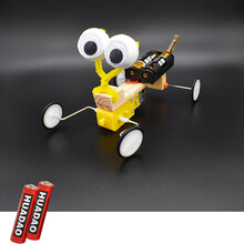 小学生科学小制作小发明手工DIY作品stem儿童科技实验材料玩具玩具 爬虫机器人