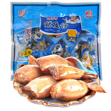 裕达舟山特产即食海鲜烧烤鱿鱼仔500g墨鱼仔香辣带籽零食小吃 烧烤带须500g