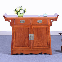 承古堂红木家具缅甸花梨（学名：大果紫檀）实木餐边柜储物柜歺边柜碗柜斗柜敲头案供桌中式收纳柜条几柜TG 长120*宽42*高90cm