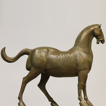墨斗鱼  刘畅 青铜马限量雕塑作品《矫健》艺术品家居客厅装饰品礼物雕塑办公室摆件 节日礼品生日礼物