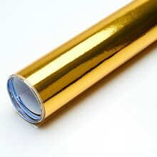 汽车改色膜汽车改色膜 车身电镀贴膜 镜面银色贴纸 光亮面电镀膜 亮银镜面膜 镜面电镀金拉伸1.52米*50