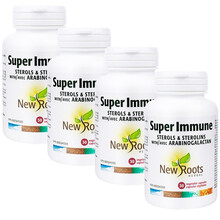 NewRoots超免疫固醇成人体营养调节增加增强提高抵抗力和免疫力低下体质引起的各种疾病保养的营养品 Super Immune 白蛋白增加调节免疫4瓶