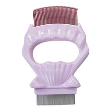 猫梳子狗梳子 猫毛梳 去猫毛沐浴按摩手套 撸猫防咬洗澡手套 美容宠物用品 香芋紫