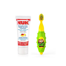 NUK（Gerber） 幼儿牙刷套装 1支牙膏+1支牙刷12月龄+ 洁护牙清除牙垢保持口腔健康不伤牙