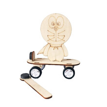 畅高小学生物理diy手工材料包儿童磁力小车玩具滑板车科技小制作科学实验 磁力小车【材料包含胶】