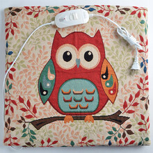 多功能电加热坐垫办公室可拆洗电暖垫电加热椅垫调温发热垫暖脚宝wys 可拆洗智慧头鹰