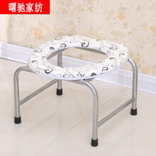 简约可折叠坐便凳子孕妇老人小孩坐便老年卫生间浴室厕所坐便凳坐厕椅坐便器大便马桶 花色（随机） 26高非折叠