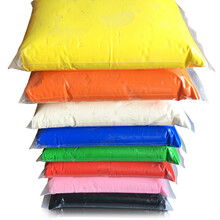 橡皮泥大包  彩泥24色超轻粘土500克泡泡太空泥儿童橡皮泥泥套装黏土大包装-A 浅绿色-A