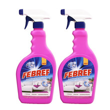 德国进口 Febref 菲碧清布艺沙发地毯清洗剂 窗帘汽车椅套免水洗干洗清洁剂去渍剂 布艺沙发地毯清洁剂500ml*2瓶
