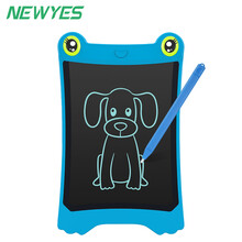 NEWYES 8.5英寸萌青蛙液晶手写板 儿童电子画板草稿涂鸦 送小朋友生日礼物 天真蓝-单色屏