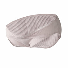 米度丽 孕妇内裤怀孕期孕早期中期晚期大码低腰蕾丝产妇产后月子内衣裤 浅灰色 XXL