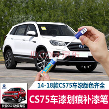 长安CS75补漆笔月光白色精灵白大地棕银灰粽尊贵黑色专用汽车划痕修复神器漆面去痕深度刮痕自喷漆 应急修复套装 精灵白