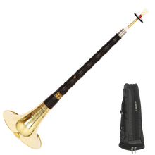 米囹 乌木唢呐 初学者 成人 唢呐全套 乌木小F黄碗+8赠+圆包