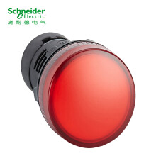 施耐德LED指示灯 XB2 LED型 红色 安装直径22mm 24VAC/DC XB2BVB4LC 指示灯
