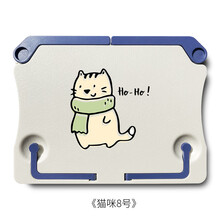 防谱架家用台式便携式折叠桌面古筝琴电子琴谱架谱台乐谱架 猫咪8号