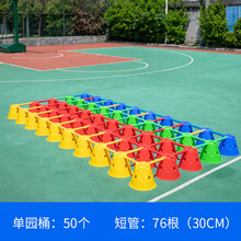 儿童户外体育玩具早教感统训练器材体能棒触觉走墩雪糕筒单园桶 组合1