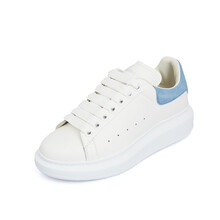 亚历山大·麦昆 ALEXANDER MCQUEEN 女士白色/蓝色牛皮运动鞋 553770 WHGP7 9048 35