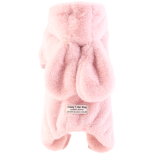 【第2件半介】爵氏 狗狗衣服秋冬装小型犬仿兔毛贵宾法斗柯基加厚保暖宠物服装 粉红色 M号胸围40cm背长30cm体重6.5斤内