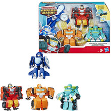 孩之宝（Hasbro)  变形金刚 手办 救援机器人快变学院系列电影模型潮玩手办变形汽车人男孩玩具 学院系列人物组4款E5099