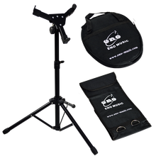 ENO伊诺 12寸哑鼓垫套装静音打击架子鼓练习鼓打击板节拍器三合一带鼓棒 哑鼓包+支架包+哑鼓支架