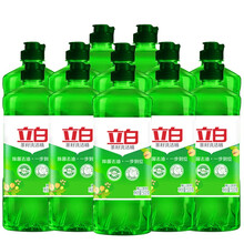 立白茶籽洗洁精家用除菌去味去油不伤手食品级洗涤剂商品整箱批 立白茶籽洗洁精500g*12瓶【整箱】