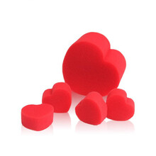 魔术海绵心  海绵心 情侣魔术 心心相印 爱心绵绵 泡妞把妹近景魔术道具 四颗小心+一颗大心 默认(第二件起)