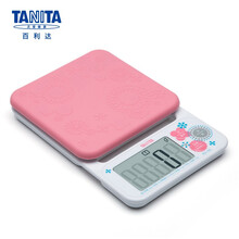 百利达（TANITA） 0.1克高精准电子秤厨房秤烘焙称台式秤家用 日本品牌 KD-192 粉色