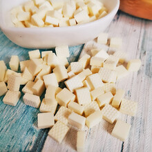 松鼠零食 松鼠仓鼠蜜袋鼯 土拨鼠零食物 奶酪奶饼干磨牙杂粮高钙蔬果 迷你奶块6g管装