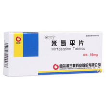 哈三联 米尔宁 米氮平片 15mg*20片/盒 5盒