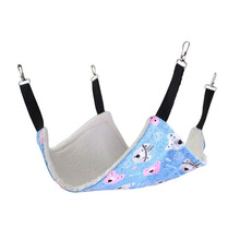 憨憨宠 猫笼平台垫套装猫咪宠物脚垫带绑绳加厚双面防卡脚棉垫毛垫子猫垫子猫吊床四季通用猫咪用品 40*36cm猫吊床 适用于所有猫笼