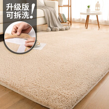 地毯卧室床边毯客厅茶几地毯 ins网红飘窗垫可睡可坐加厚家用地毯 可拆洗-银杏黄-KCXDGR01 80*180cm