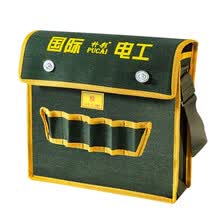 [PUCAI］五金工具包帆布多功能加厚电工木工包耐磨安装便携小号大号 大号300*400图案随机