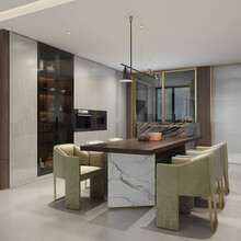 玛格全屋定制现代简约全屋套餐 衣柜定制全屋家具整体衣帽间客餐厅厨房空间定制 预付金