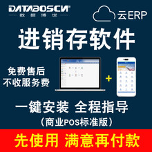 databoscn 数据博世标准版进销存软件商业POS仓库财务电脑管理软件零售收银管理系统 十用户