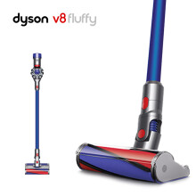 戴森(Dyson) 吸尘器V8 FLUFFY（蓝色）手持吸尘器家用除螨无线宠物家庭适用
