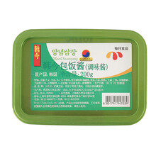 超市	
韩今包饭酱 蒜蓉辣酱韩式烤肉拌饭蘸料生菜包饭酱200g