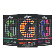 威斯德曼（Wisdom）避孕套没完没了系列巨无霸密集凸点颗粒持久型超薄玻尿酸免洗冰火一体性情趣安全套 凸点巨无霸组合（3盒共30只装）