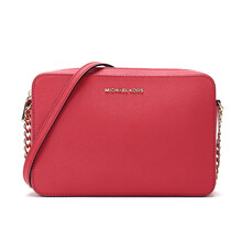 迈克·科尔斯 MICHAEL KORS MK女包 CROSSBODIES系列牛皮单肩斜挎包亮红色 32S4GTVC3L BRIGHT RED