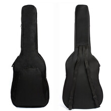 米囹 吉他背包39寸吉他包41寸加厚40寸民谣吉它袋套36寸学生男女款琴包 普通黑单兜40/41寸包